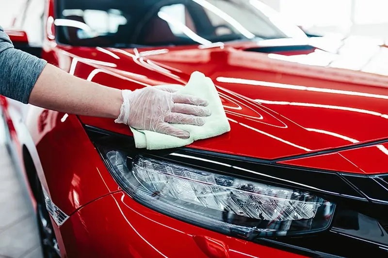 Drive-in hand car wash at our Mayfield Business Park unit