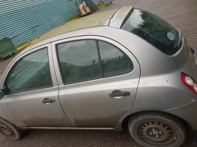 Nissan Micra — ready for its wash