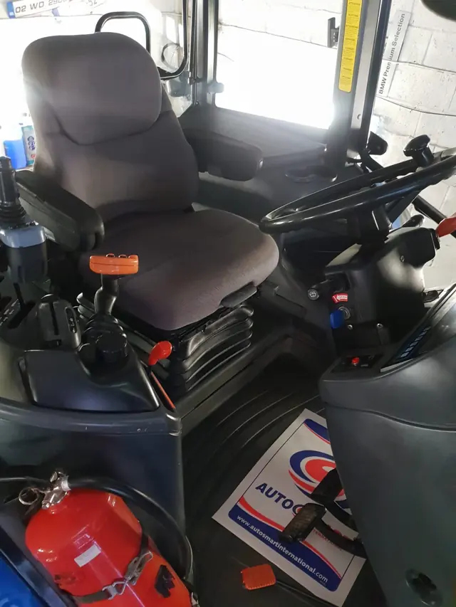 Tractor cab — interior detailed